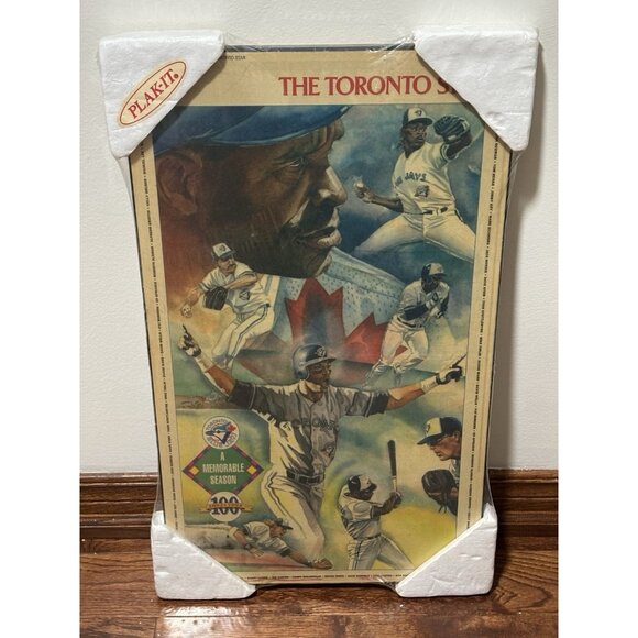 Toronto Blue Jays 1992 Season World Series Championship Toronto Star Wall Plaque - Picture 1 of 16